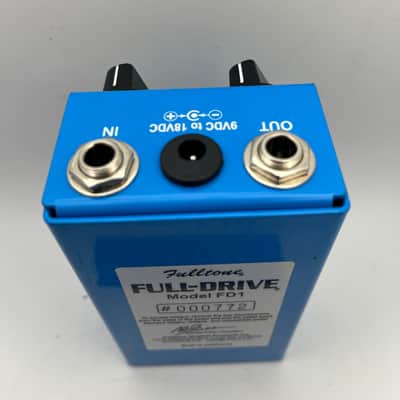 Fulltone FD1 Full-Drive 1 Overdrive 2018 - Blue image 4