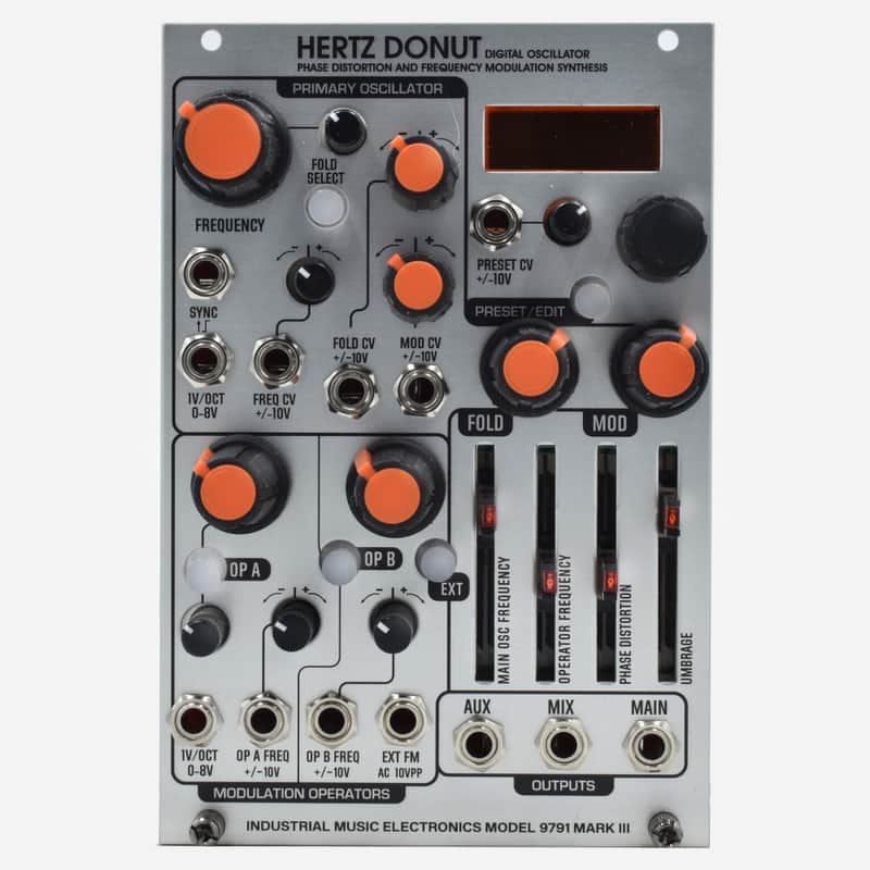 Industrial Music Electronics HERTZ DONUT MK3 Eurorack Digital Dual Complex Oscillator Module image 1