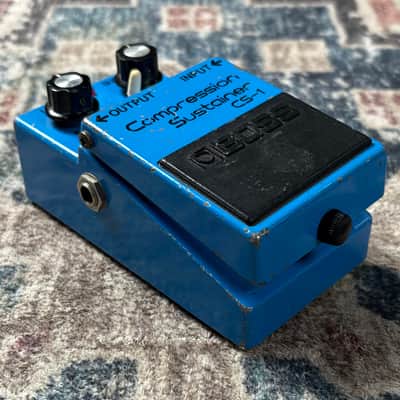 1981 Boss CS1 Compression Sustainer Vintage Black Lanel MIJ Made In Japan Compressor Guitar Effect Pedal! image 3