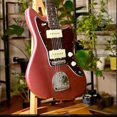*New in Box* Fender MIJ FSR Collection Hybrid II Jazzmaster - Burgundy Mist Metallic Matching Headstock image 3