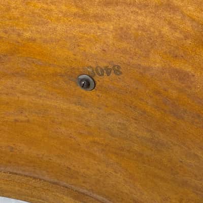 Early 1920s Ludwig  Marching Bass Drum 14x28 in Blue and Gold Duco image 16