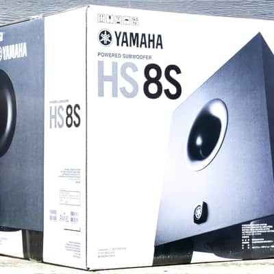 Yamaha HS8S Powered Subwoofer 150-Watt 8" Bass-Reflex Powered Studio Subwoofer image 8