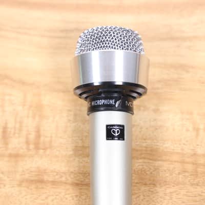 Vintage Foster MDF-618BC Dynamic Cardioid Microphone w/ Stand - 1970s - Silver image 8