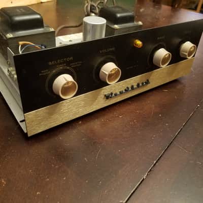 Heathkit Mono Integrated Tube Amp EA2 Stancor Transformers Hifi 1958 - black and gold image 1
