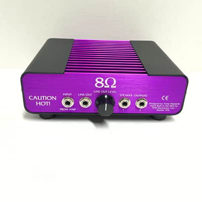 THD Hot Plate Power Reactive Attenuator 8 Ohm Purple Volume Control Load Box Amp Power Soak w Manual image 5