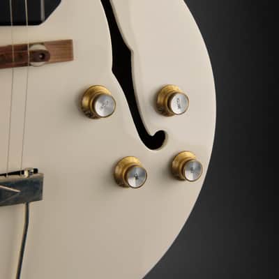 2019 Epiphone George Thorogood Signature White Fang ED-125 TDC Bone White image 9