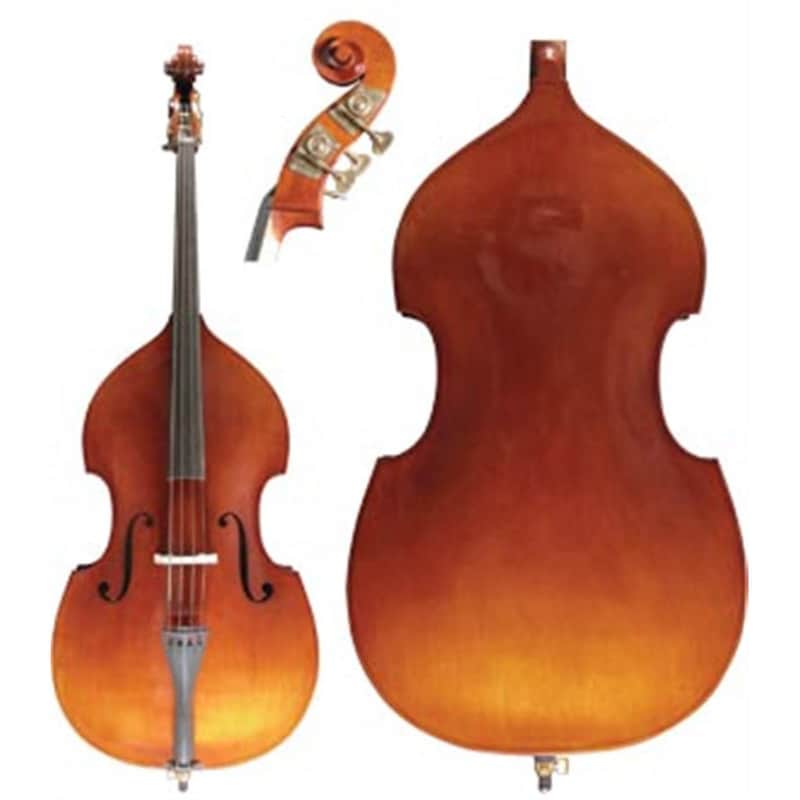 M. Ravel VB100 1/4-Size Student Bass Outfit image 1
