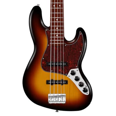 Used Fender Player II Modified Active Jazz Bass V - 3 Tone Sunburst image 1