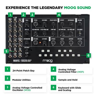 Moog Mavis (Semi-Modular Analog Synthesizer Kit) image 6
