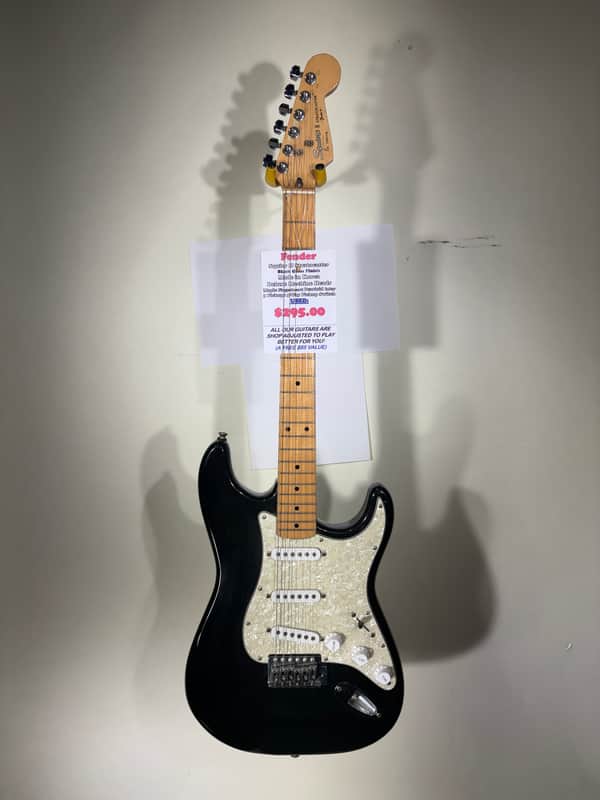 Squier II Stratocaster Electric Guitar | Made in Korea 1989-1992 | Black | In-House Adjusted image 1