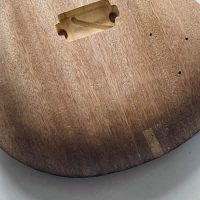 Veneer Mahogany DIY Project Guitar Single Cut Basswood Body image 7
