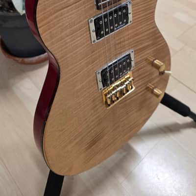 ESP Custom Shop Climax 1 of 100 Ever Made! AAA Flame 10 Top Singlecut Electric Guitar HH Piezo Special Limited Edition image 15