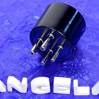 4 Pin Black Phenolic & Nickel Tube Socket Base For 300B, 2A3, 5Z3 And More, #43381 image 1