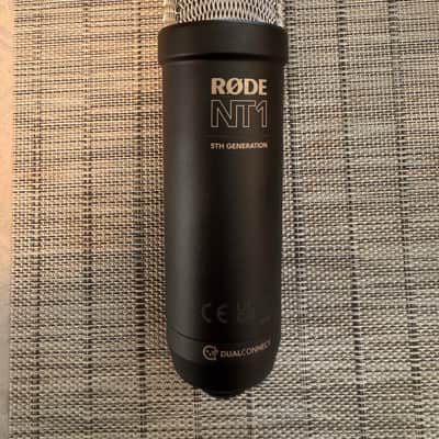 RODE NT1 5th Generation Cardioid Condenser Microphone 2023 - Present - Black image 1