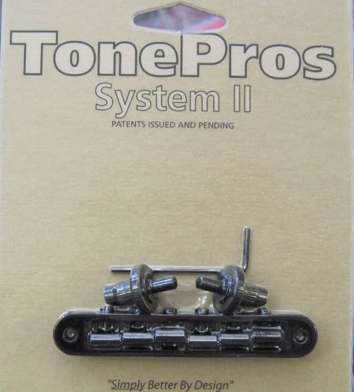 TonePros TP6-B Standard Nashville Style Tuneomatic Black image 1