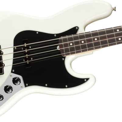 Fender American Performer Jazz Electric Bass Guitar, Rosewood Fingerboard, Arctic White image 6