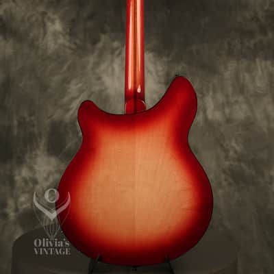 1995 Rickenbacker 360/12 string BT Fireglo w/BLACK hardware + binding!!! image 17