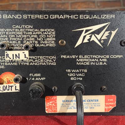 Peavey Ten-Band Stereo Graphic Equalizer image 9