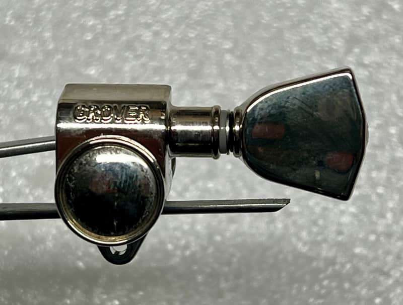 Grover Rotomatic 3+3 Tuning Machines + two button styles - Chrome