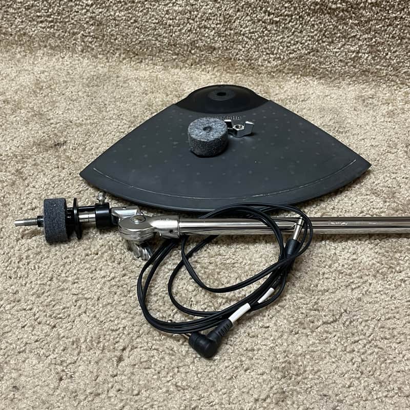 Yamaha Dual-Zone PCY65S Electronic Cymbal Pad w/ Cable & Cymbal Mounting Arm image 1