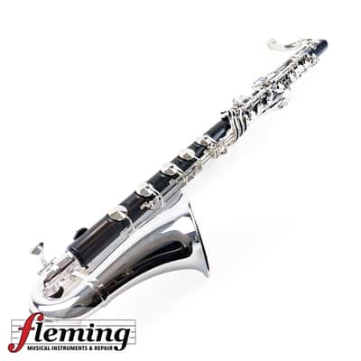 Backun Q Series Professional Bass Clarinet to Low C - Grenadilla / Silver Plate Bild 5