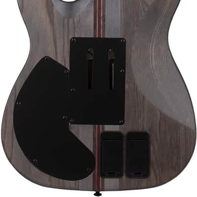 Schecter PT FR-S SLS Elite Evil Twin - Satin Black (1383) image 4