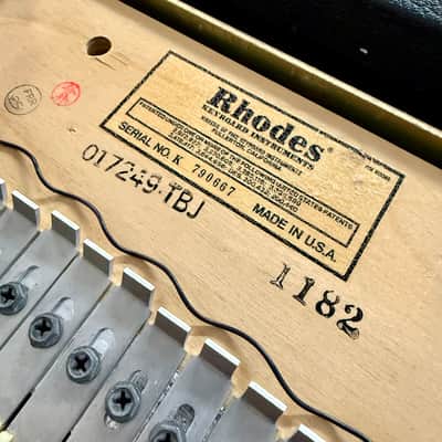 Fender Rhodes 73 MK II Stage electric piano 1970’s - Flat top original vintage USA image 5