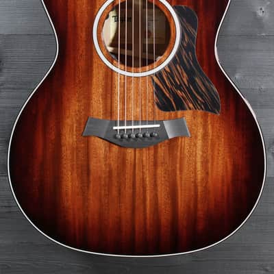 Taylor 324ce Next Generation Acoustic-Electric Guitar – V-Class Bracing, Mahogany Shaded Edgeburst image 4
