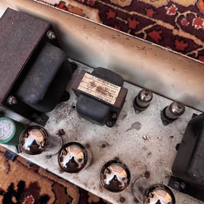 Vintage 1970s Matamp Orange Slave Unit SL100 EL34 Valve Amplifier Head image 14