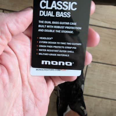 Mono M80 Classic  Dual Bass Case 2025 - Present - Black image 4