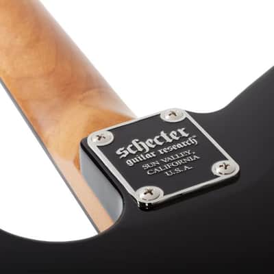 Schecter 3955-SHC PT Standard 6 String RH Electric Guitar - Black Fade Burst Burl image 7