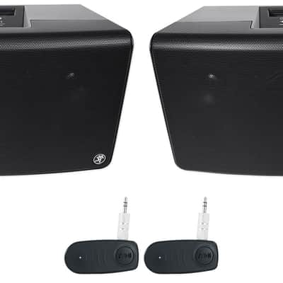 (2) Mackie FreePlay LIVE 150w Bluetooth Rechargeable DJ PA Speakers and Wireless Link image 1