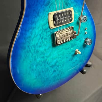 PRS SE Custom 24-08 Quilt Top Electric Guitar Lake Blue w/ Gig Bag image 6