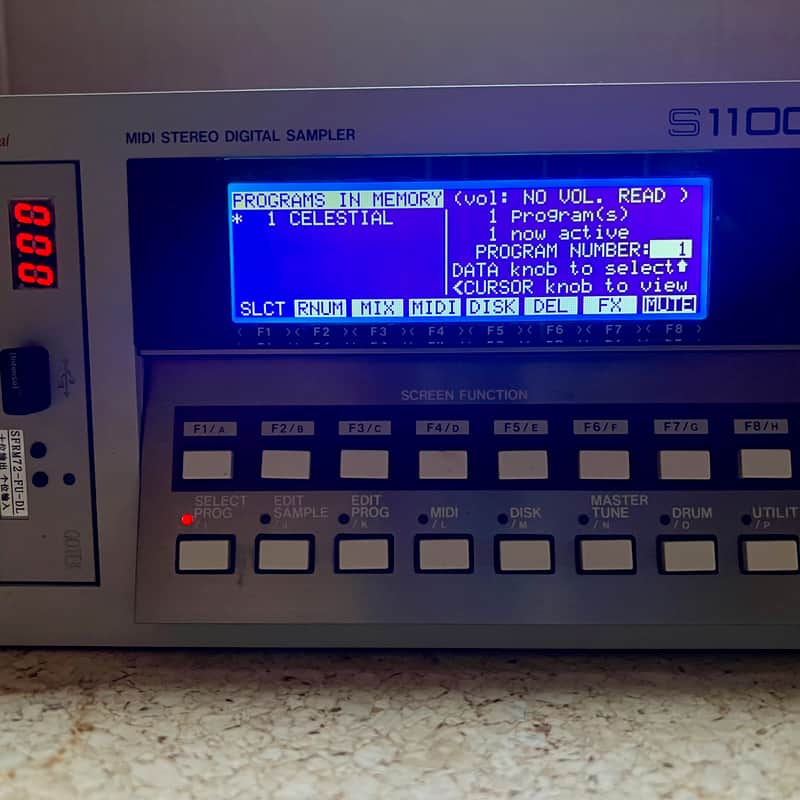 Akai S1100 MIDI Stereo Digital Sampler 1990 | Reverb