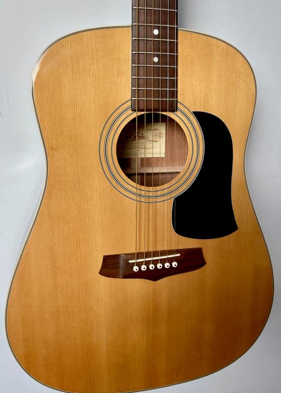 Aria AW200 Natural Acoustic Guitar | Reverb