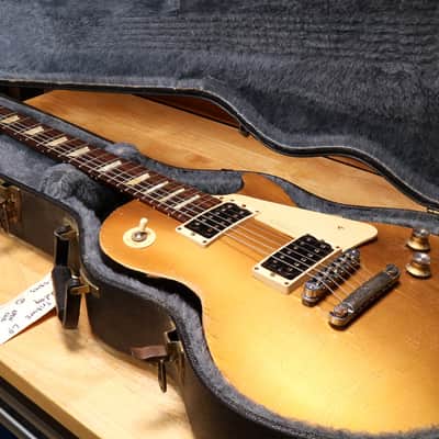 Gibson Les Paul Studio '50s Tribute Heavy Relic - 2016 - Satin Gold Top 45843 image 4