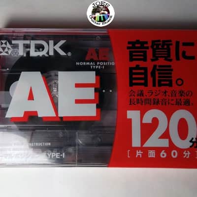 1-TDK AE-120 (2004) Type I Normal 120 Minutes Blank Cassette Tapes Sealed And New... Manufactured in Japan image 2