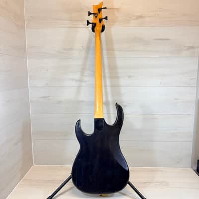 Dean Edge 14 4-String Bass Guitar Satin Black 2000's image 12