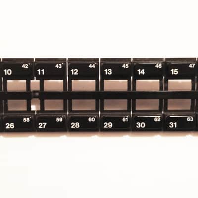 YAMAHA DX-7s DX-7 IID DX-7 IIFD 16-Top Panel Button Set 9-16/25-32. Works Great !...