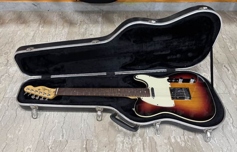 Fender Telecaster American Deluxe Electric guitar made in the USA – Sunburst – 2002 ...