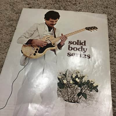 Gibson 1975 Solid Body Series Catalog Flyer (SG Custom, SG Standard, SG Special, Marauder, L6-S, L-5S, Carlos Santana) image 11