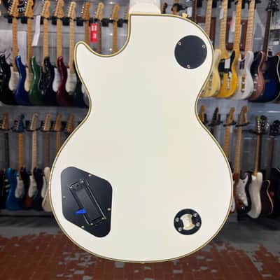 Epiphone   Les Paul Custom Bjorn Gelotte Jotun White Repaired Hea DS Tock image 8