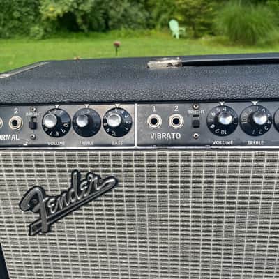 Fender Super Reverb 2-Channel 40-Watt 4x10" Guitar Combo 1963 - 1967 - Black Panel image 3