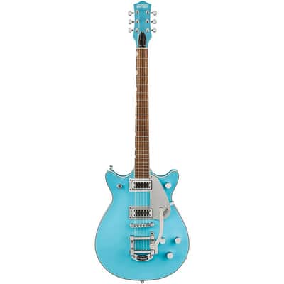 Gretsch Guitars G5232T Electromatic Double Jet FT with Bigsby Electric Guitar Regular Kailani Blue image 3