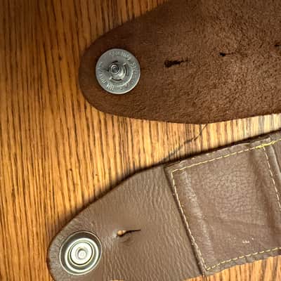 1970s Silver Eagle Designs Brown Leather Pick Pocket   Strap image 3