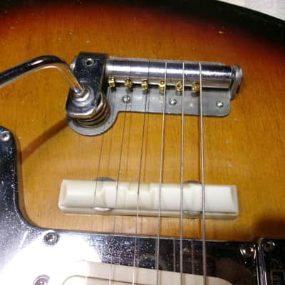 CIRCA 1966 Guyatone LG140-T Japan Vintage Guitar -Bizzare image 11