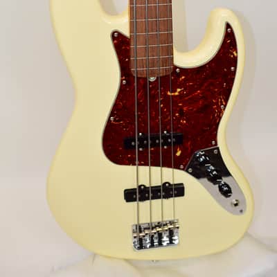 2021 Fender American Professional II Jazz Bass Fretless, Rosewood Fingerboard, Olympic White w/ Case image 3