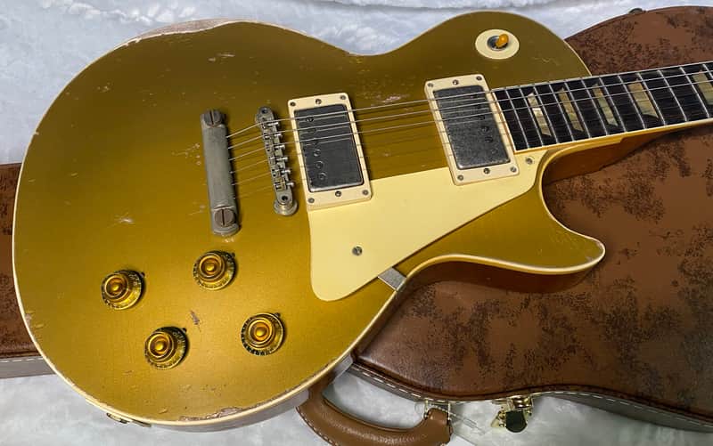 NEW! Gibson Custom 1957 Les Paul Standard - Mustard Gold, Ultra Heavy Aged - Limited Edition 2026 Custom Collection - 8.65lbs - IN-STOCK! - Authorized Dealer - G07558 image 1