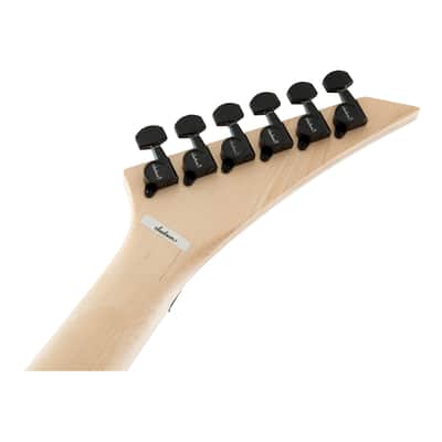 JS Series Dinky Arch Top JS32 LH - Left Handed Electric Guitar with Floyd Rose and Jumbo Frets (Bright Blue) image 8