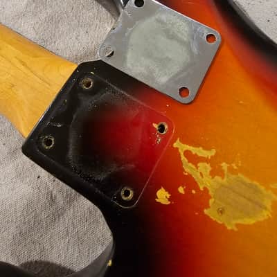 1965 Fender Precision Bass Electric Guitar 100% Original image 20